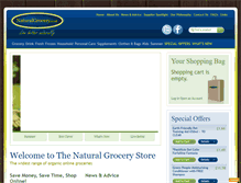 Tablet Screenshot of naturalgrocery.co.uk